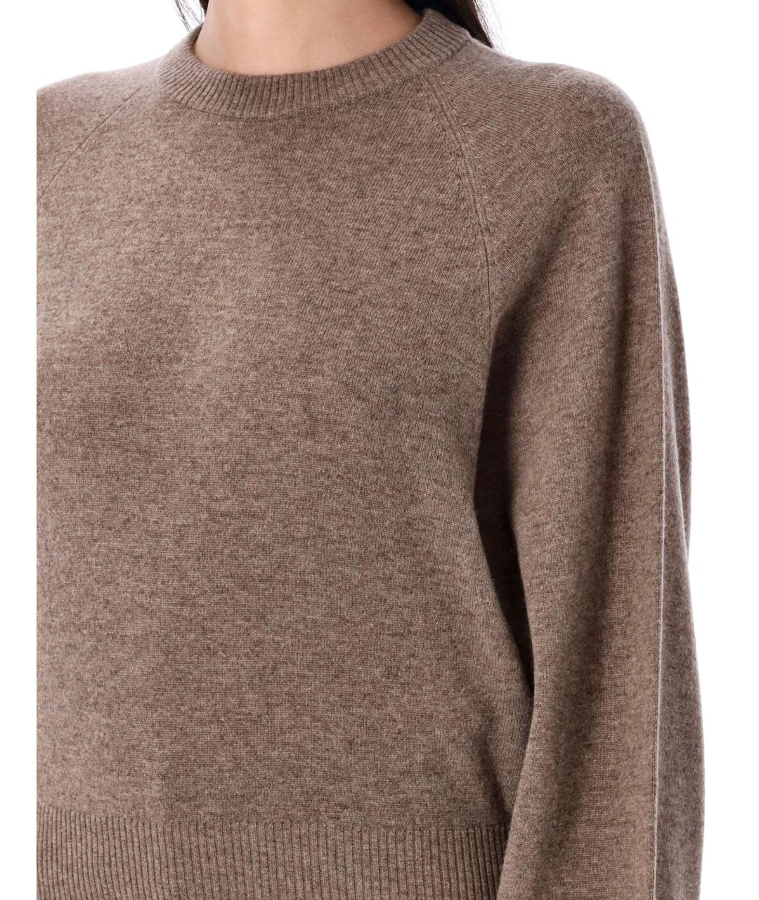 REMAIN Коричневый шерстяной джемпер / свитер, фото 3