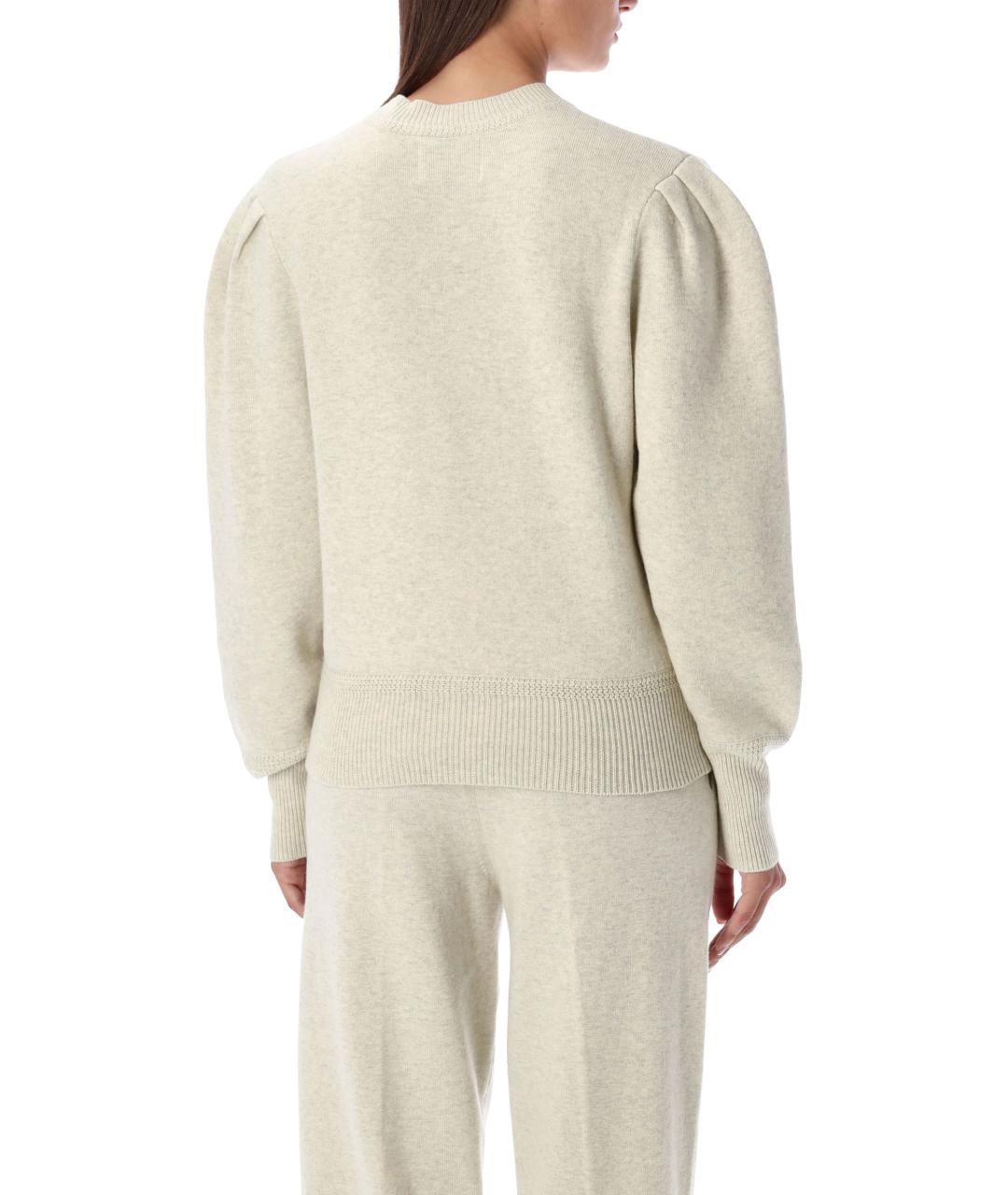 ISABEL MARANT ETOILE Бежевый хлопковый джемпер / свитер, фото 3