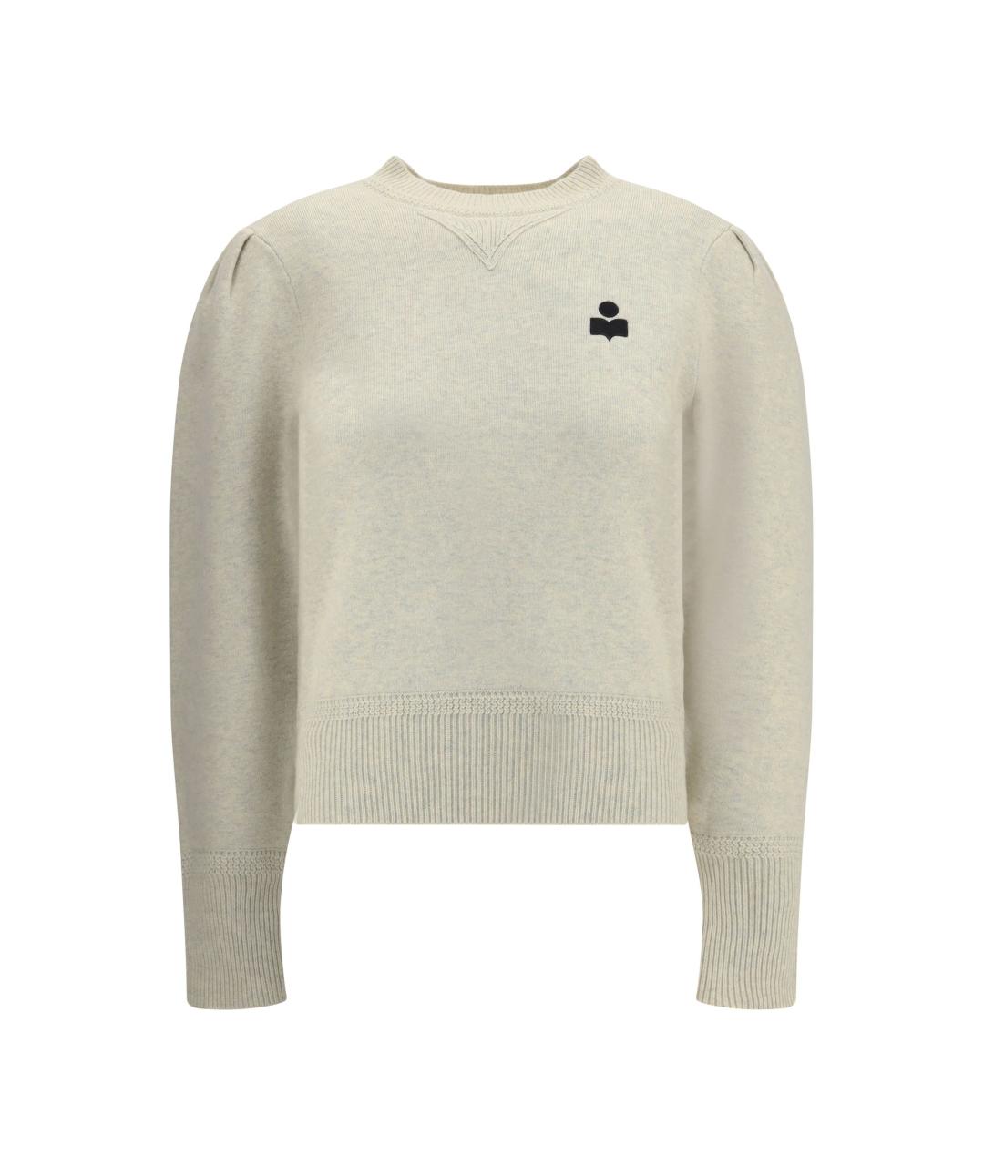 ISABEL MARANT ETOILE Бежевый хлопковый джемпер / свитер, фото 1