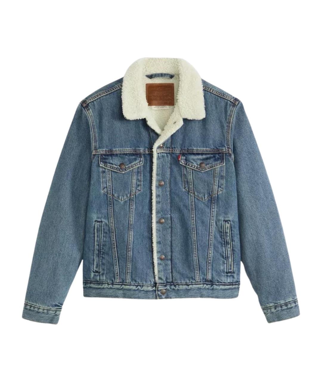 LEVI'S Синяя хлопковая куртка, фото 1