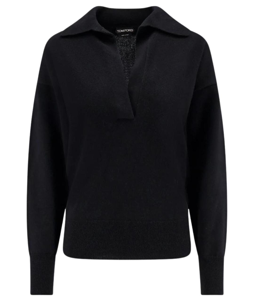 TOM FORD Черный кашемировый джемпер / свитер, фото 1