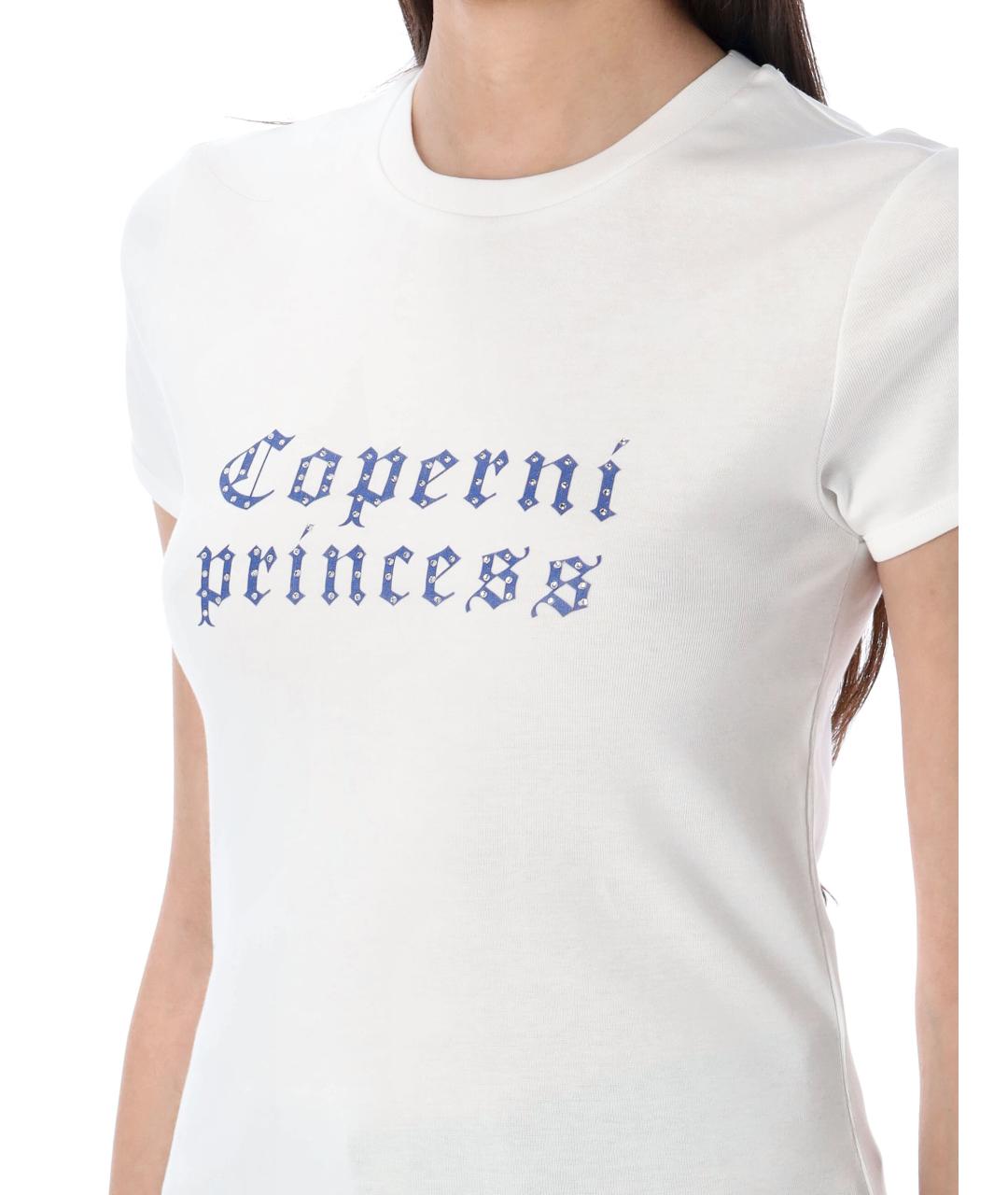 COPERNI Белая хлопковая футболка, фото 4