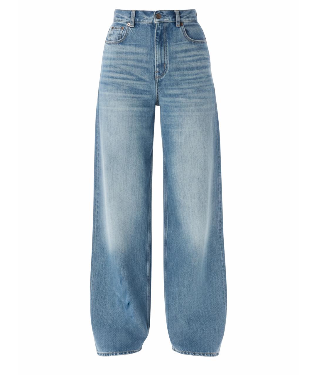CHLOE Синие хлопковые прямые джинсы, фото 1