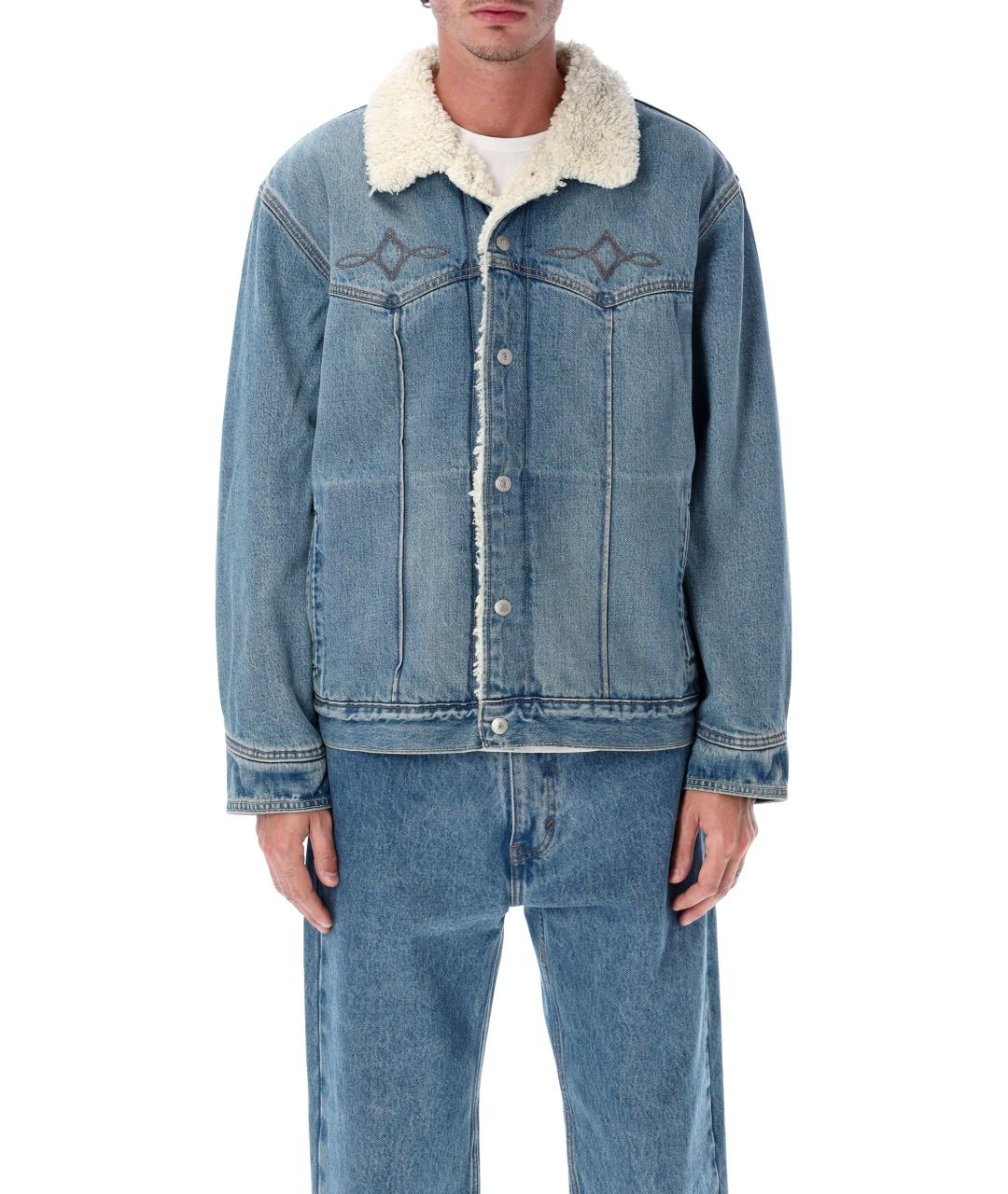 LEVI'S Синяя хлопковая куртка, фото 4