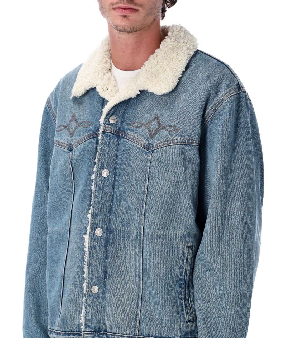 LEVI'S Синяя хлопковая куртка, фото 3