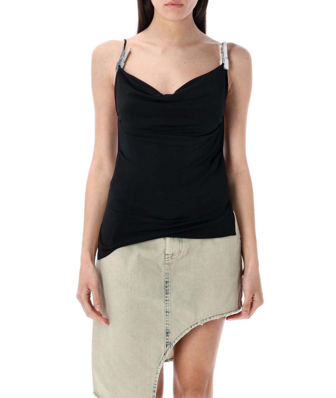 COPERNI Черная полиэстеровая майка, фото 2