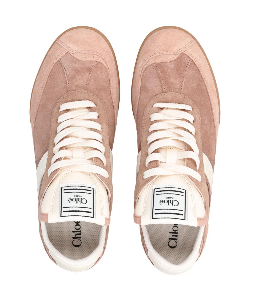 CHLOE Бежевые синтетические кроссовки, фото 2