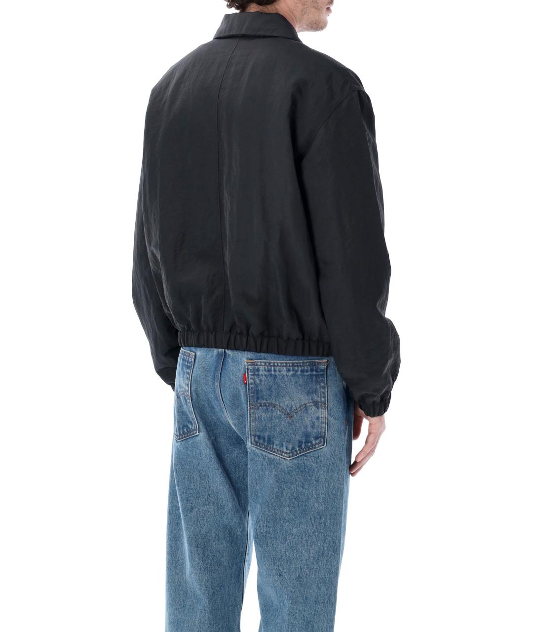 Ami Paris Черная полиамидовая куртка, фото 2