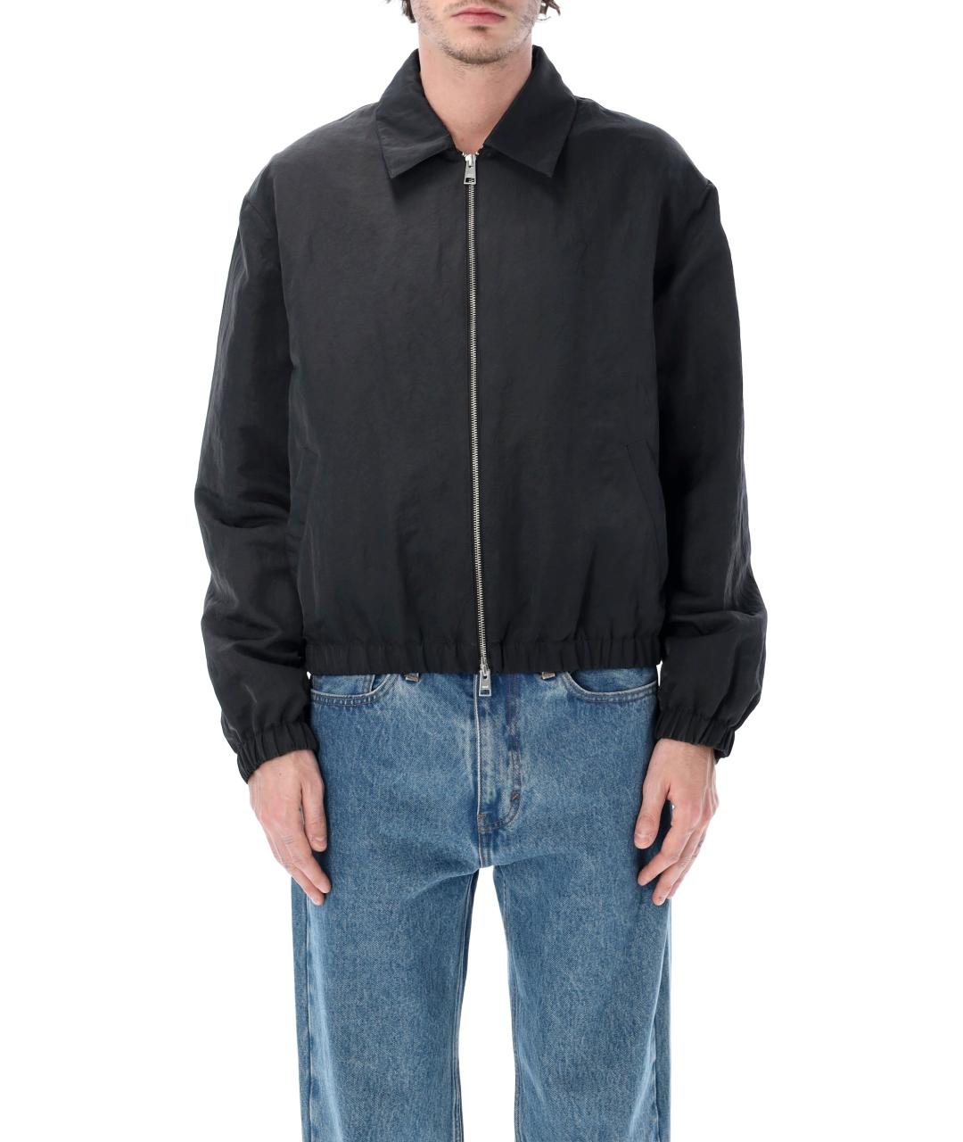 Ami Paris Черная полиамидовая куртка, фото 4