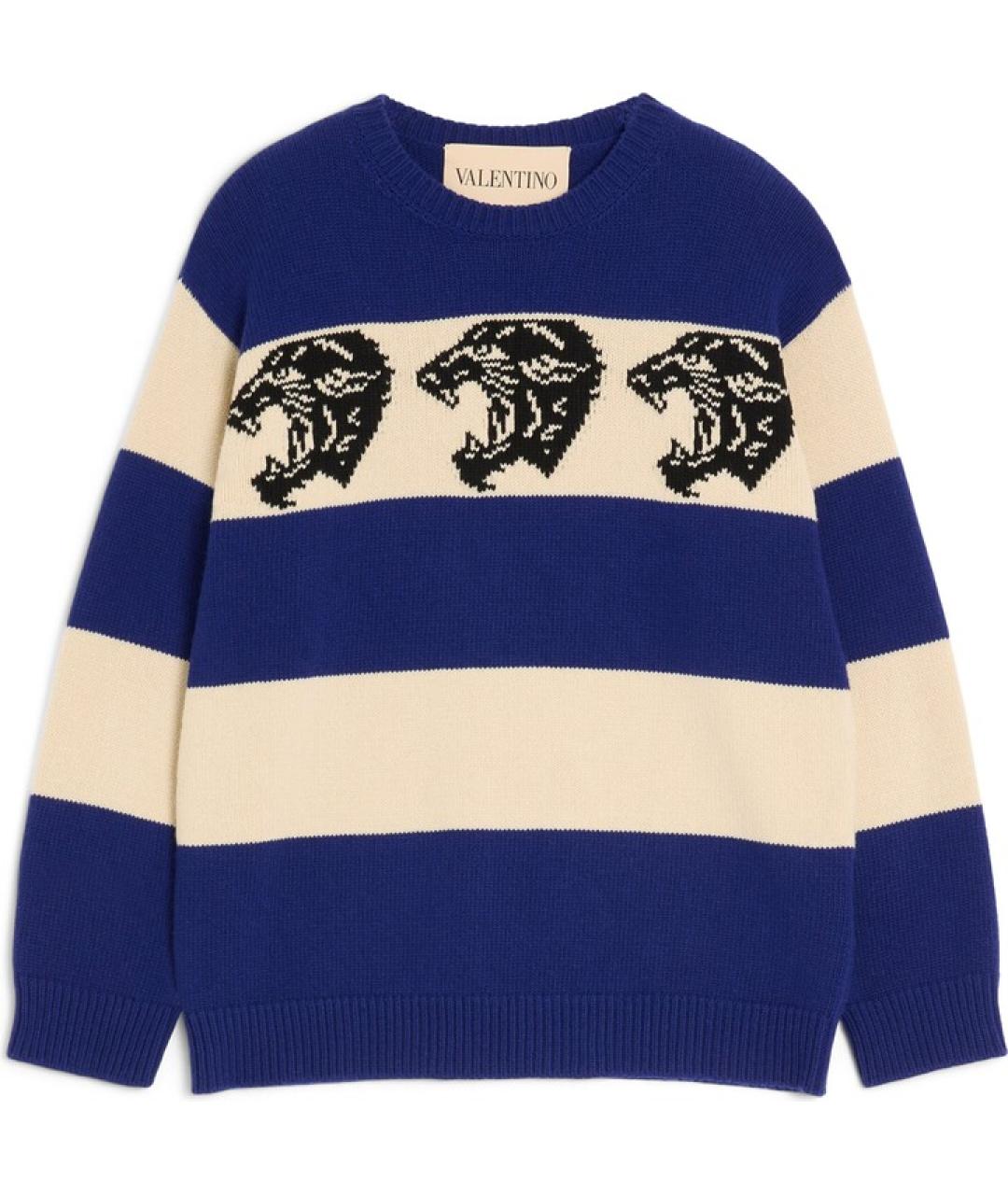 VALENTINO Мульти шерстяной джемпер / свитер, фото 1