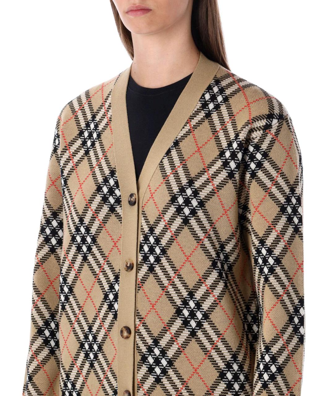 BURBERRY Мульти шерстяной джемпер / свитер, фото 4