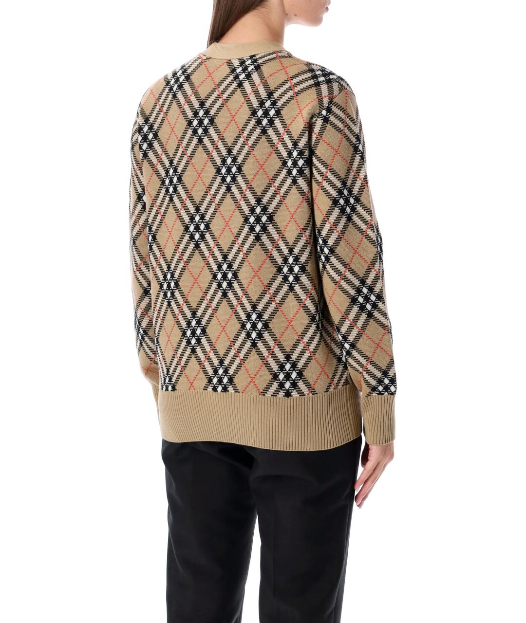 BURBERRY Мульти шерстяной джемпер / свитер, фото 3