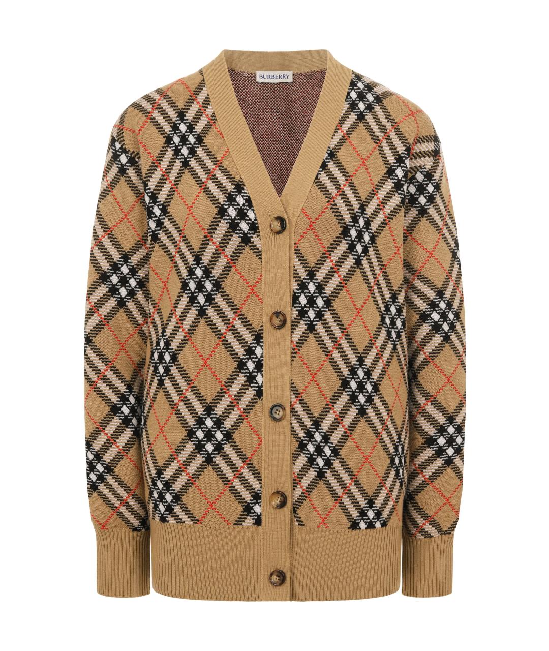 BURBERRY Мульти шерстяной джемпер / свитер, фото 1