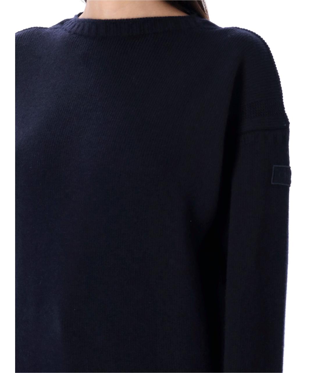 CHLOE Синий шерстяной джемпер / свитер, фото 3