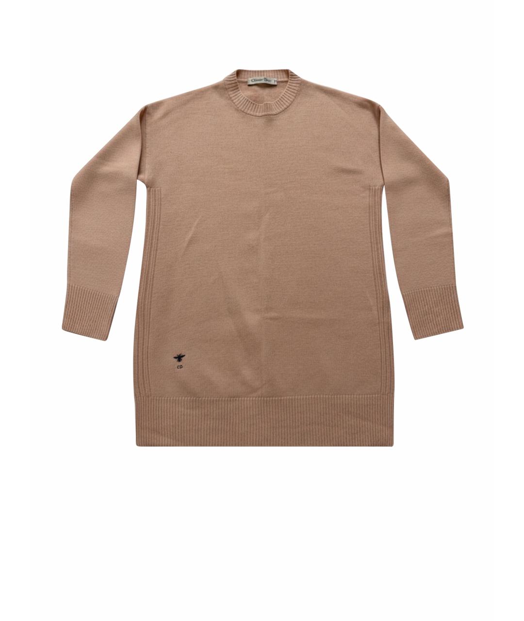 CHRISTIAN DIOR Розовый кашемировый джемпер / свитер, фото 1