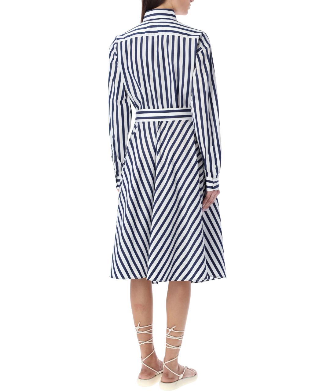 POLO RALPH LAUREN Мульти хлопковое повседневное платье, фото 3