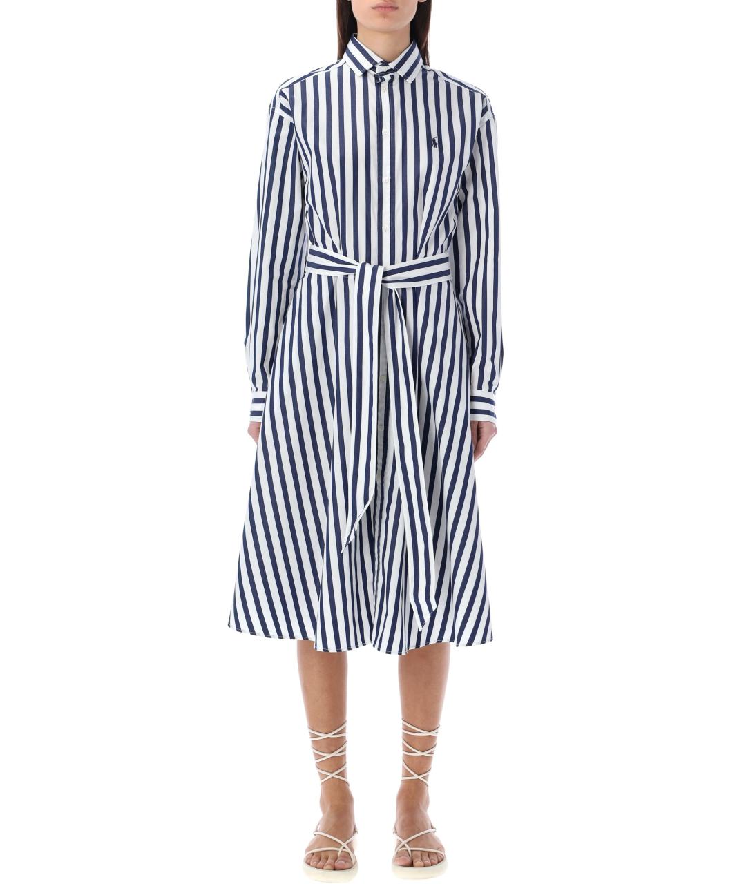 POLO RALPH LAUREN Мульти хлопковое повседневное платье, фото 2