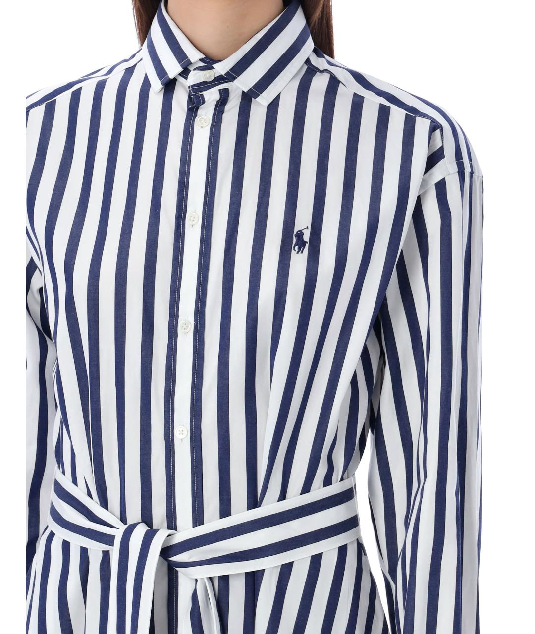 POLO RALPH LAUREN Мульти хлопковое повседневное платье, фото 4