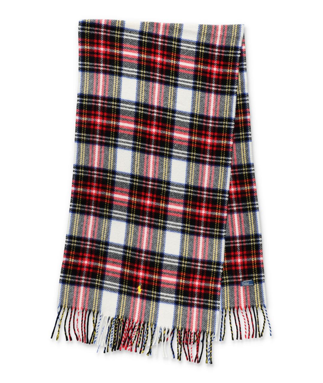 POLO RALPH LAUREN Красный шерстяной шарф, фото 2