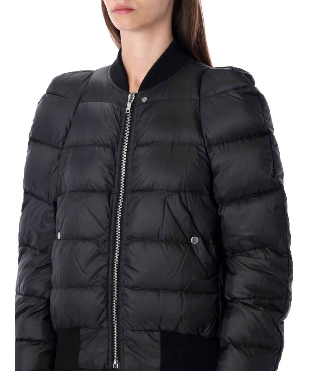 RICK OWENS Черная полиамидовая куртка, фото 3