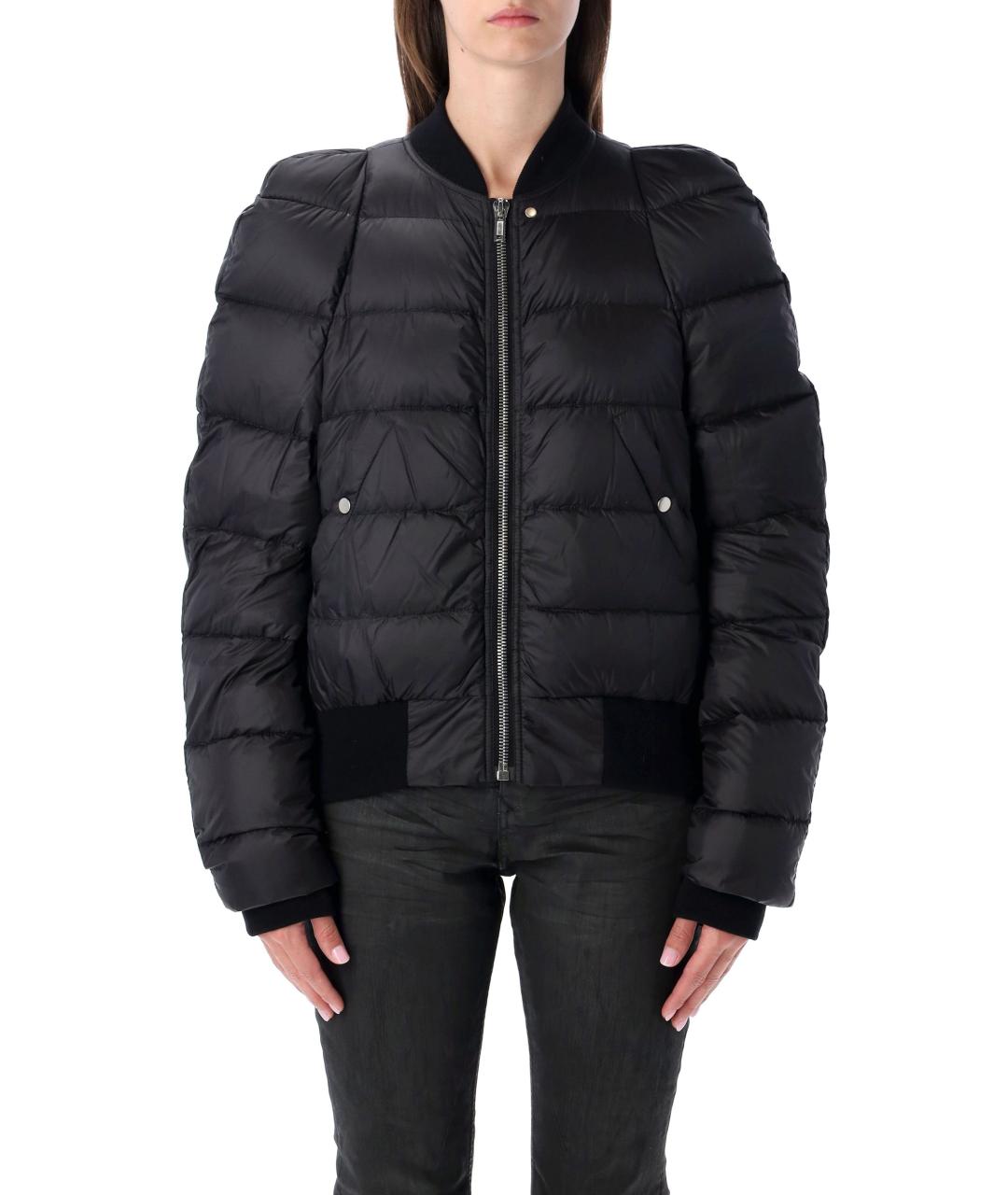 RICK OWENS Черная полиамидовая куртка, фото 4