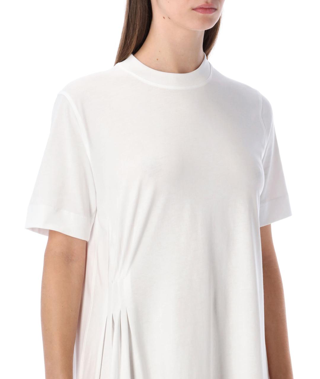 LOULOU STUDIO Белое хлопковое платье, фото 3