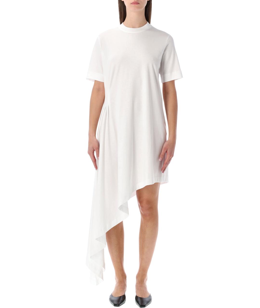 LOULOU STUDIO Белое хлопковое платье, фото 4