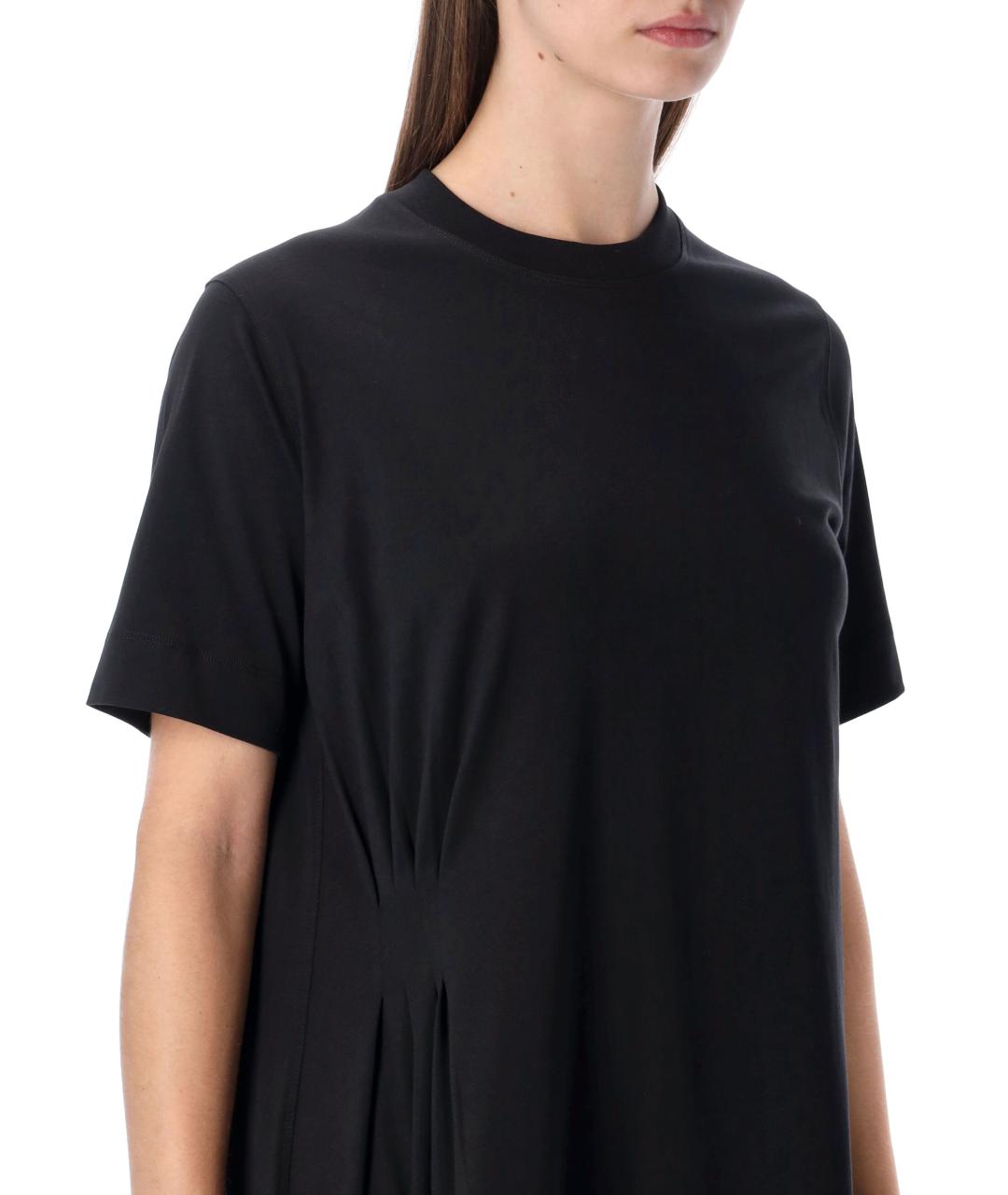 LOULOU STUDIO Черное хлопковое платье, фото 4