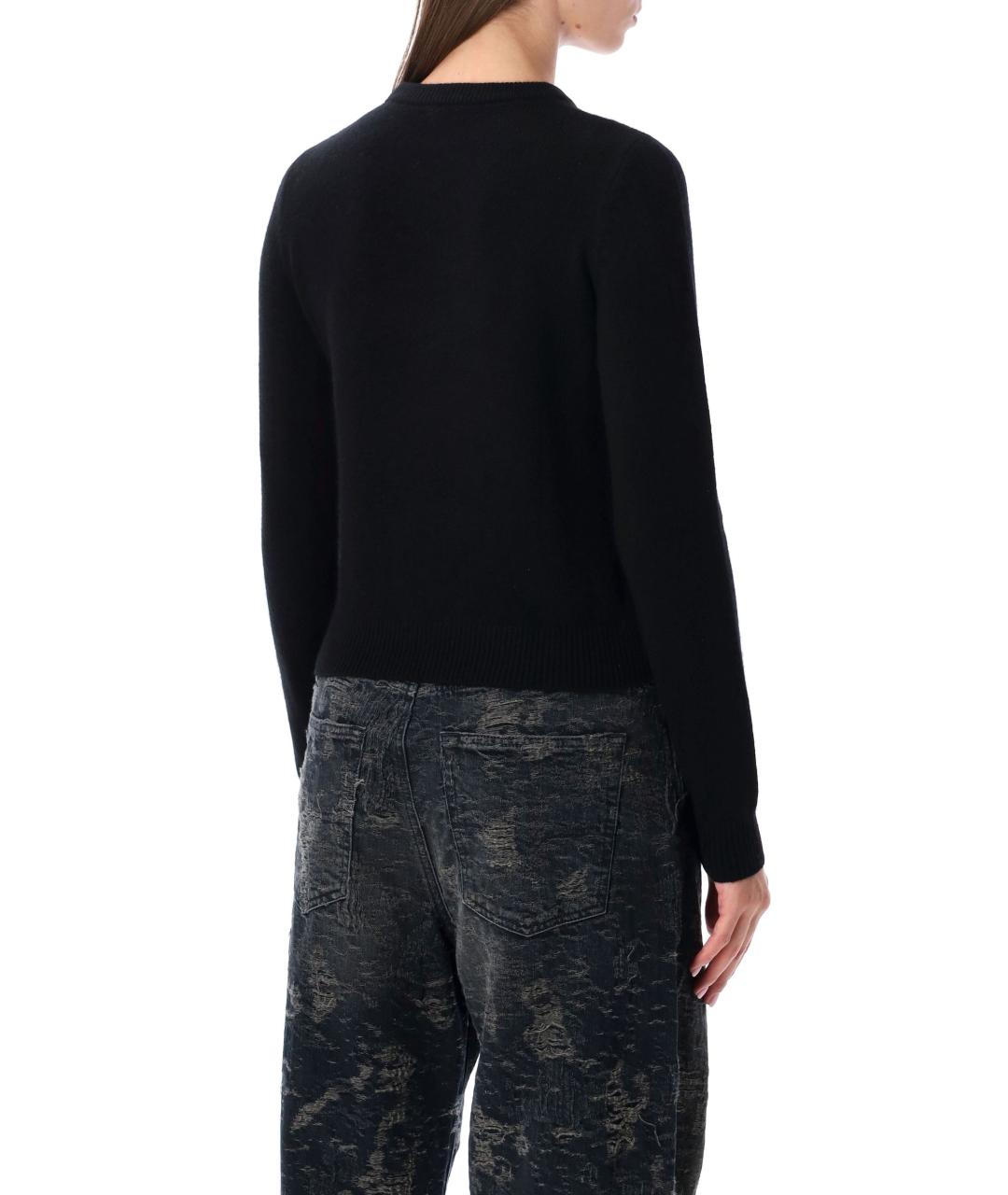 DIESEL Черный шерстяной джемпер / свитер, фото 3