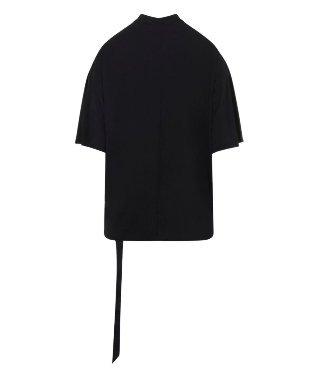 RICK OWENS DRKSHDW Черная хлопковая футболка, фото 1