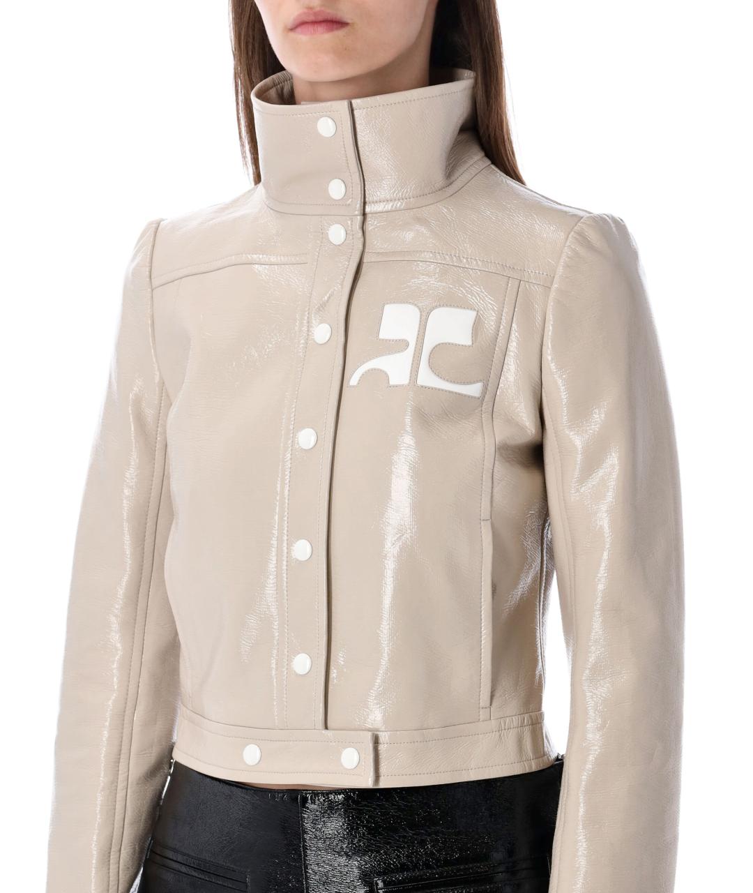 COURREGES Бежевая куртка, фото 3