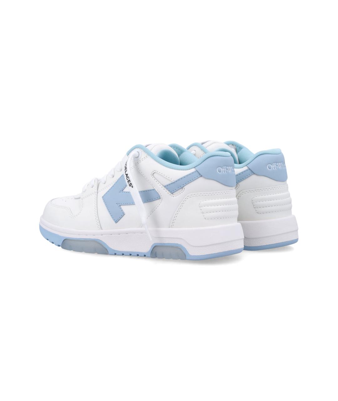 OFF-WHITE Голубые синтетические кроссовки, фото 4