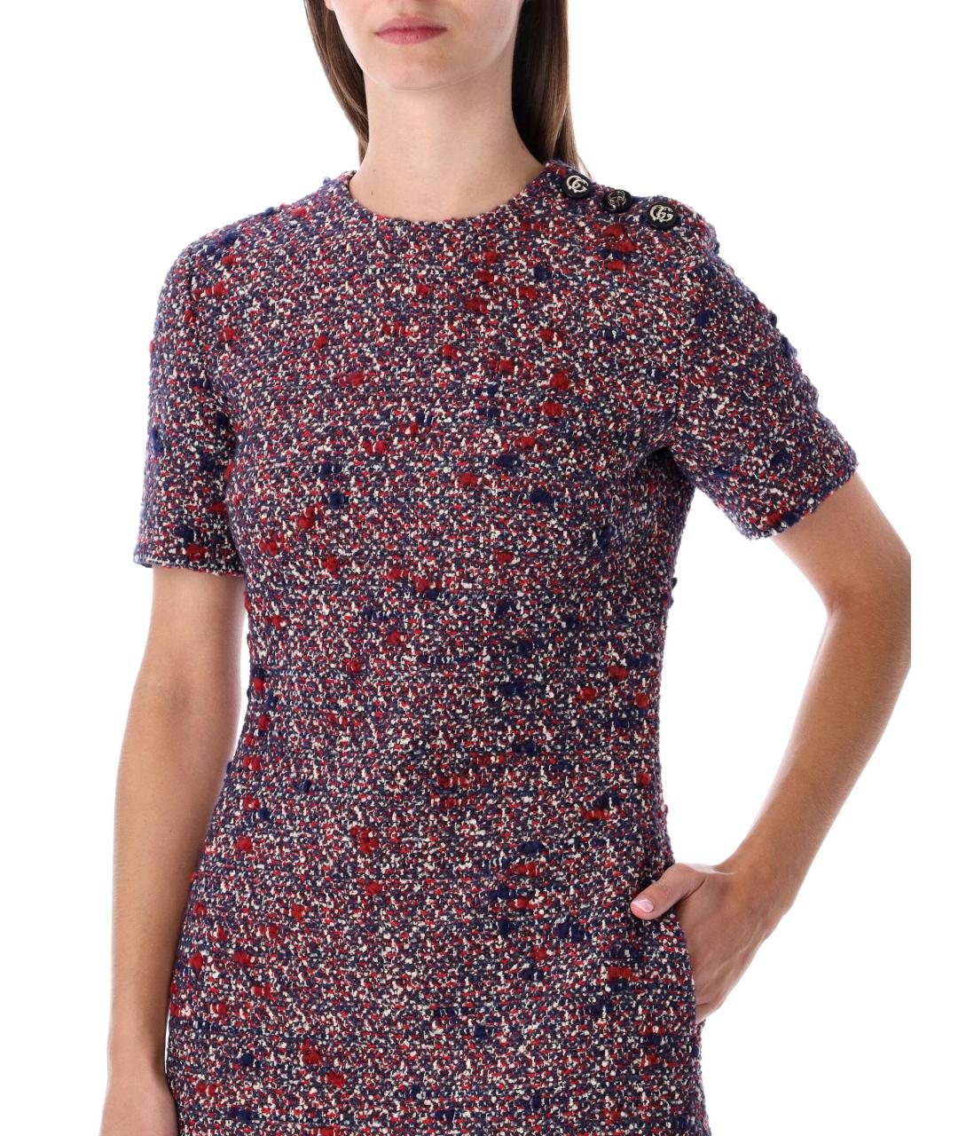 GUCCI Шерстяное платье, фото 4