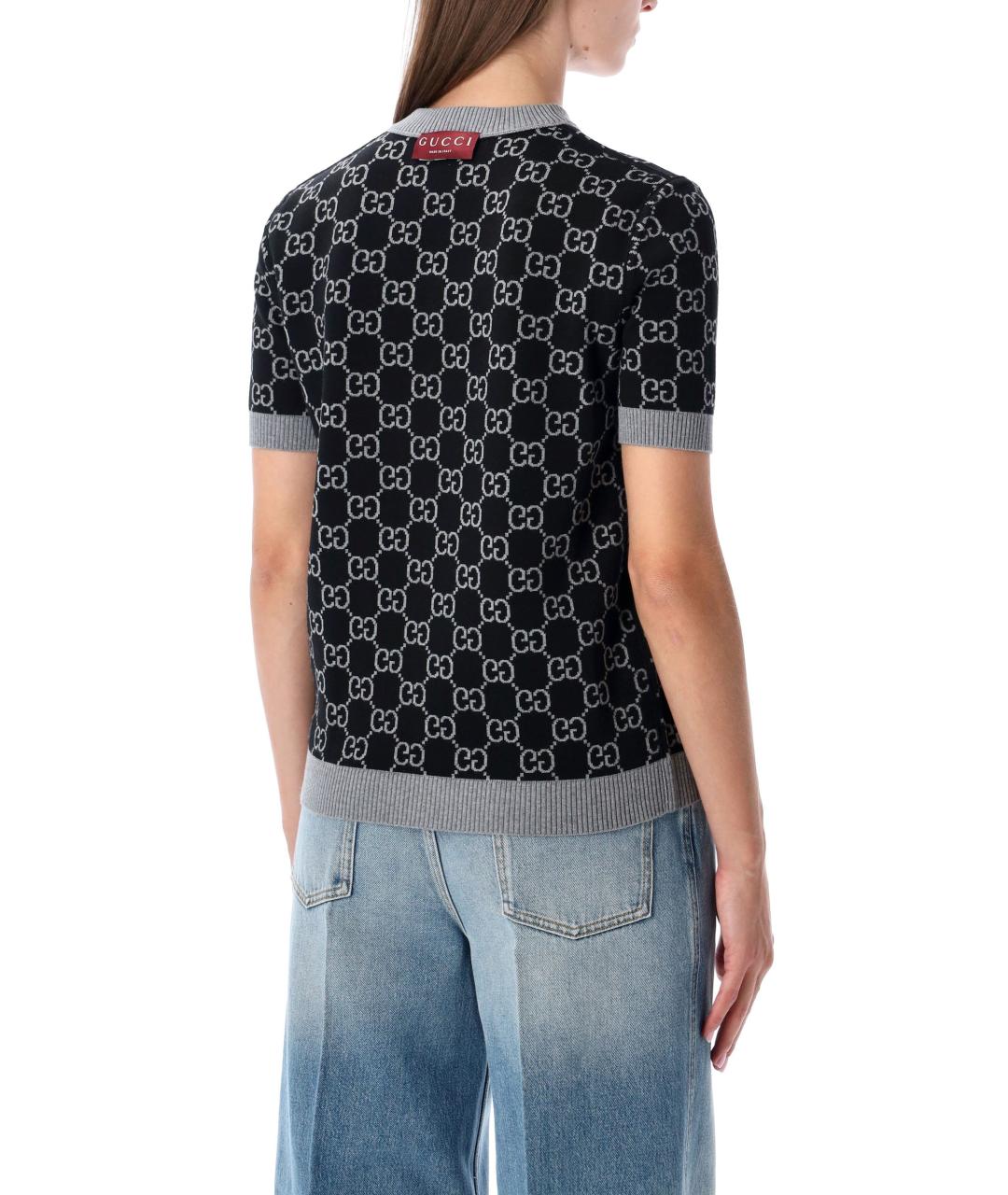 GUCCI Серый шерстяной джемпер / свитер, фото 6