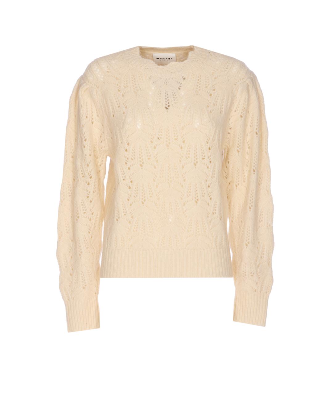 ISABEL MARANT ETOILE Бежевый шерстяной джемпер / свитер, фото 1