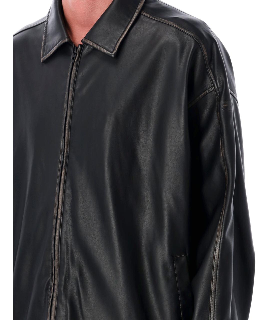 DIESEL Черная полиэстеровая куртка, фото 3