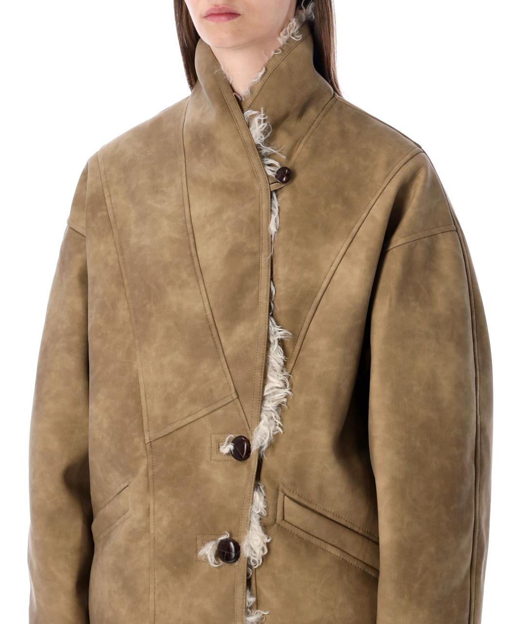 ISABEL MARANT ETOILE Бежевое пальто, фото 4