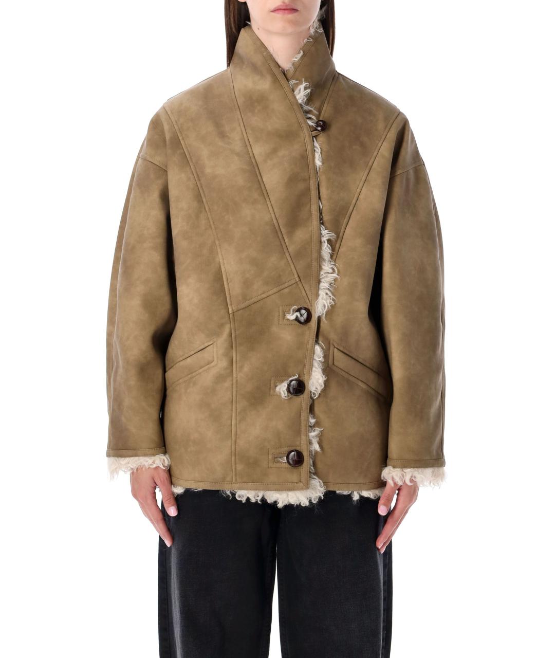 ISABEL MARANT ETOILE Бежевое пальто, фото 2