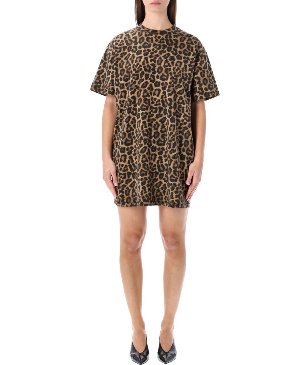 ANINE BING Мульти хлопковое платье, фото 2