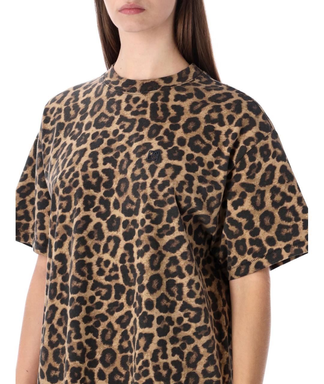 ANINE BING Мульти хлопковое платье, фото 4