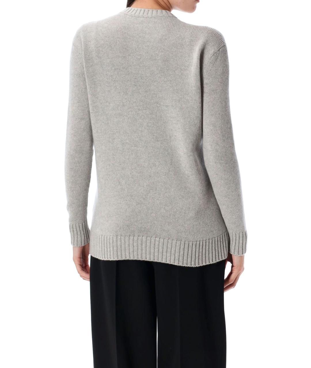 RALPH LAUREN Серый кашемировый джемпер / свитер, фото 2
