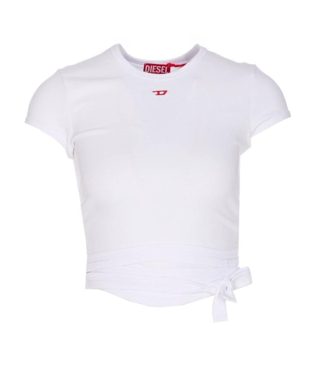 DIESEL Белая хлопковая футболка, фото 1