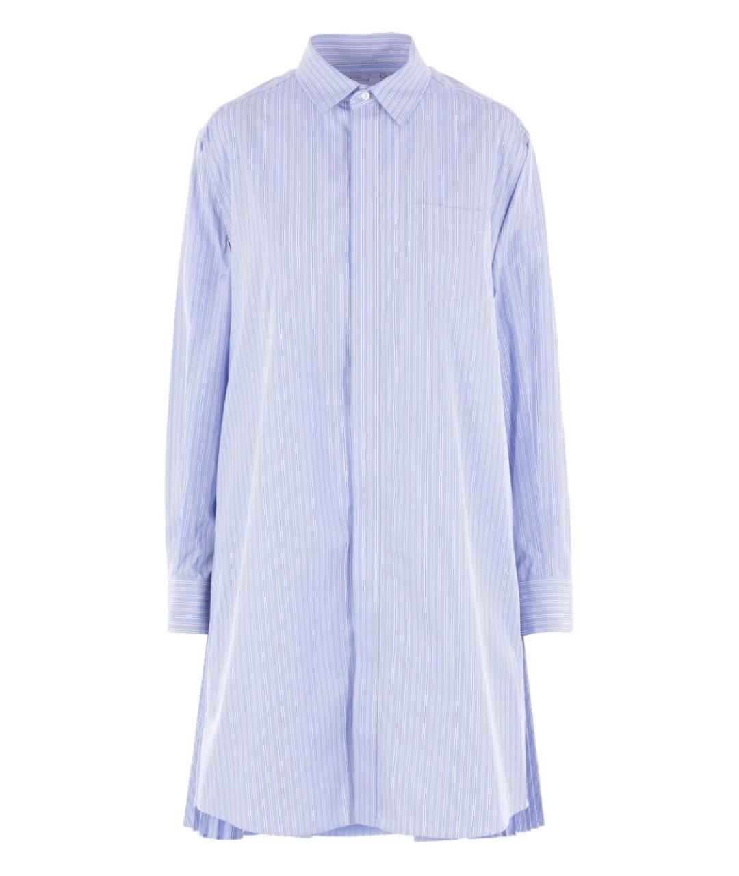 SACAI Голубое хлопковое повседневное платье, фото 1