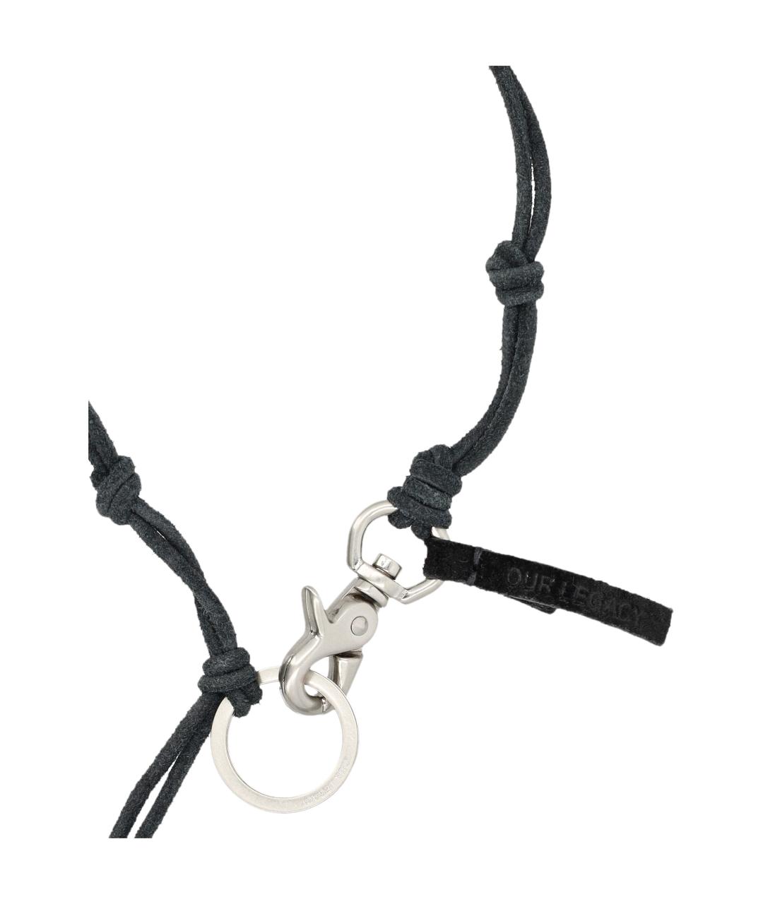 OUR LEGACY Черный брелок, фото 2
