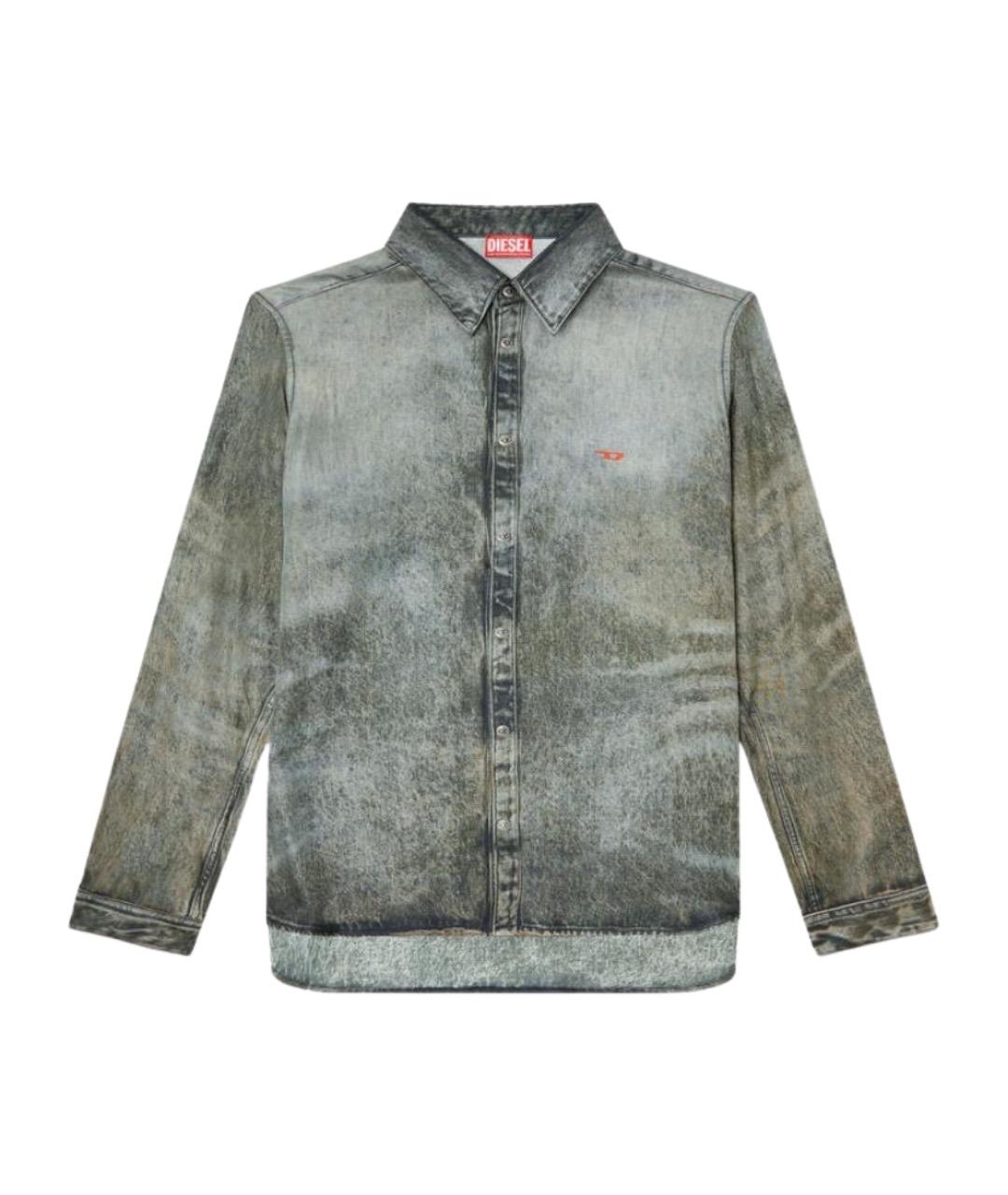 DIESEL Серая кэжуал рубашка, фото 1