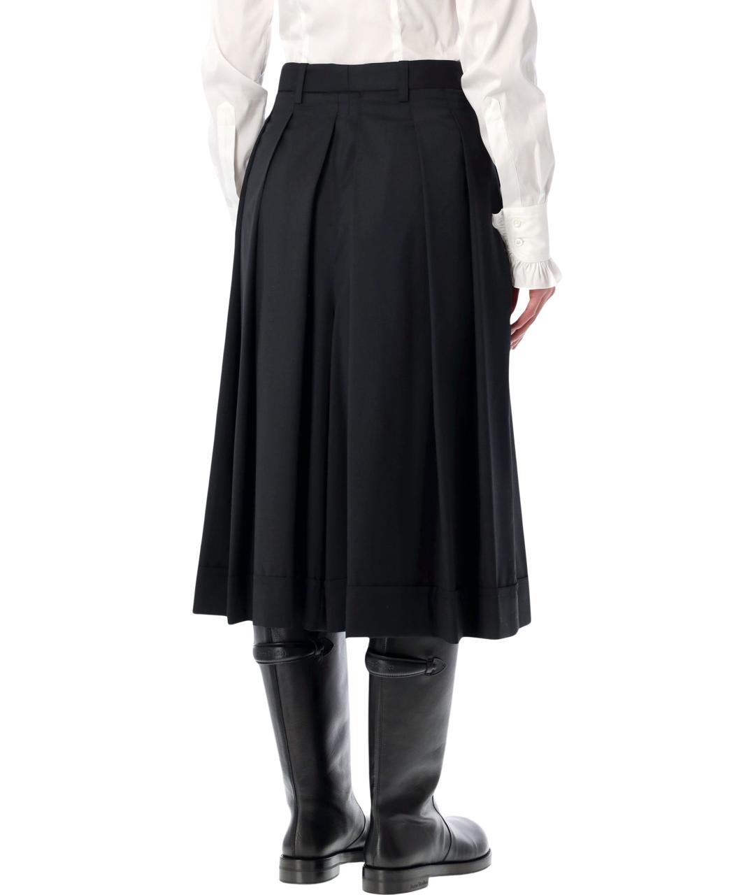 VIVIENNE WESTWOOD Черные шерстяные кюлоты, фото 3