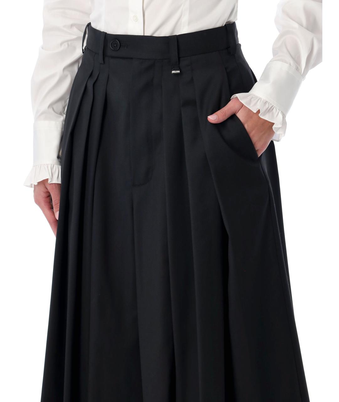 VIVIENNE WESTWOOD Черные шерстяные кюлоты, фото 4