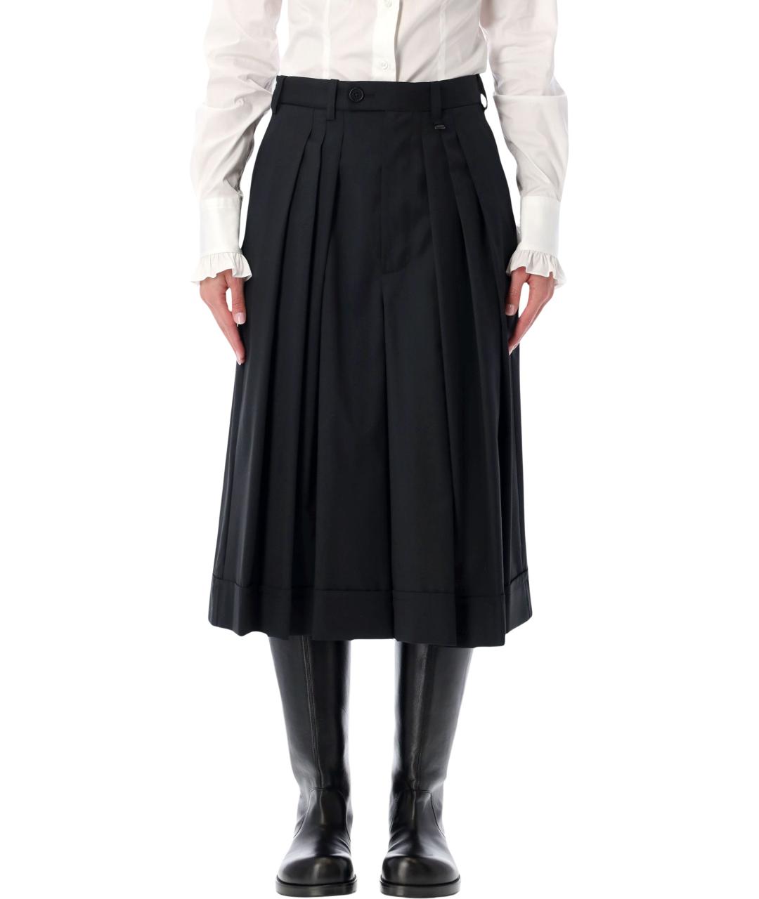 VIVIENNE WESTWOOD Черные шерстяные кюлоты, фото 2