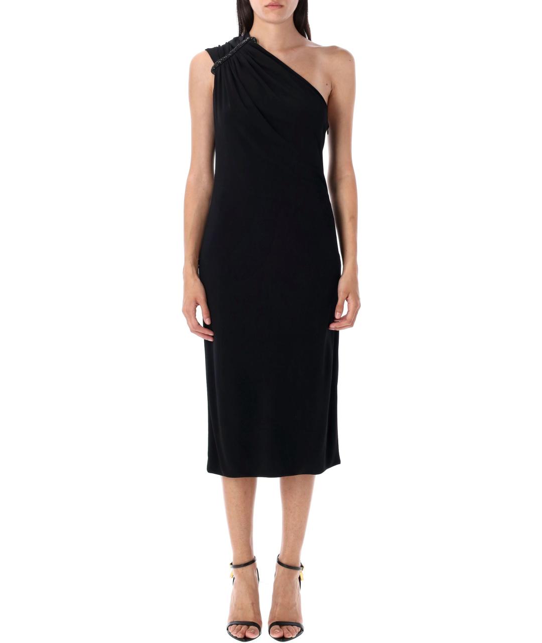 TOM FORD Черное вискозное вечернее платье, фото 2