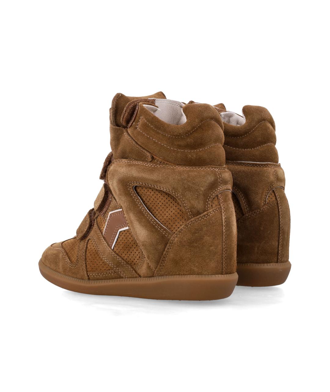 ISABEL MARANT Коричневые замшевые кроссовки, фото 4